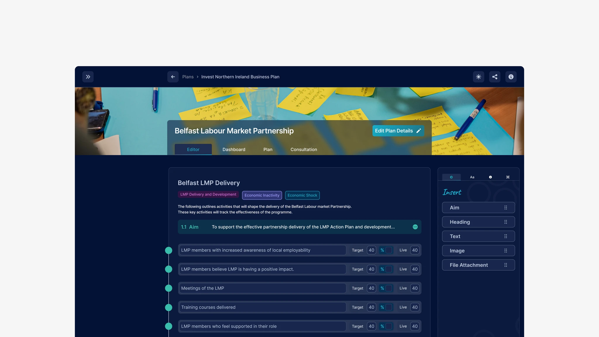 Polyloop plan editor